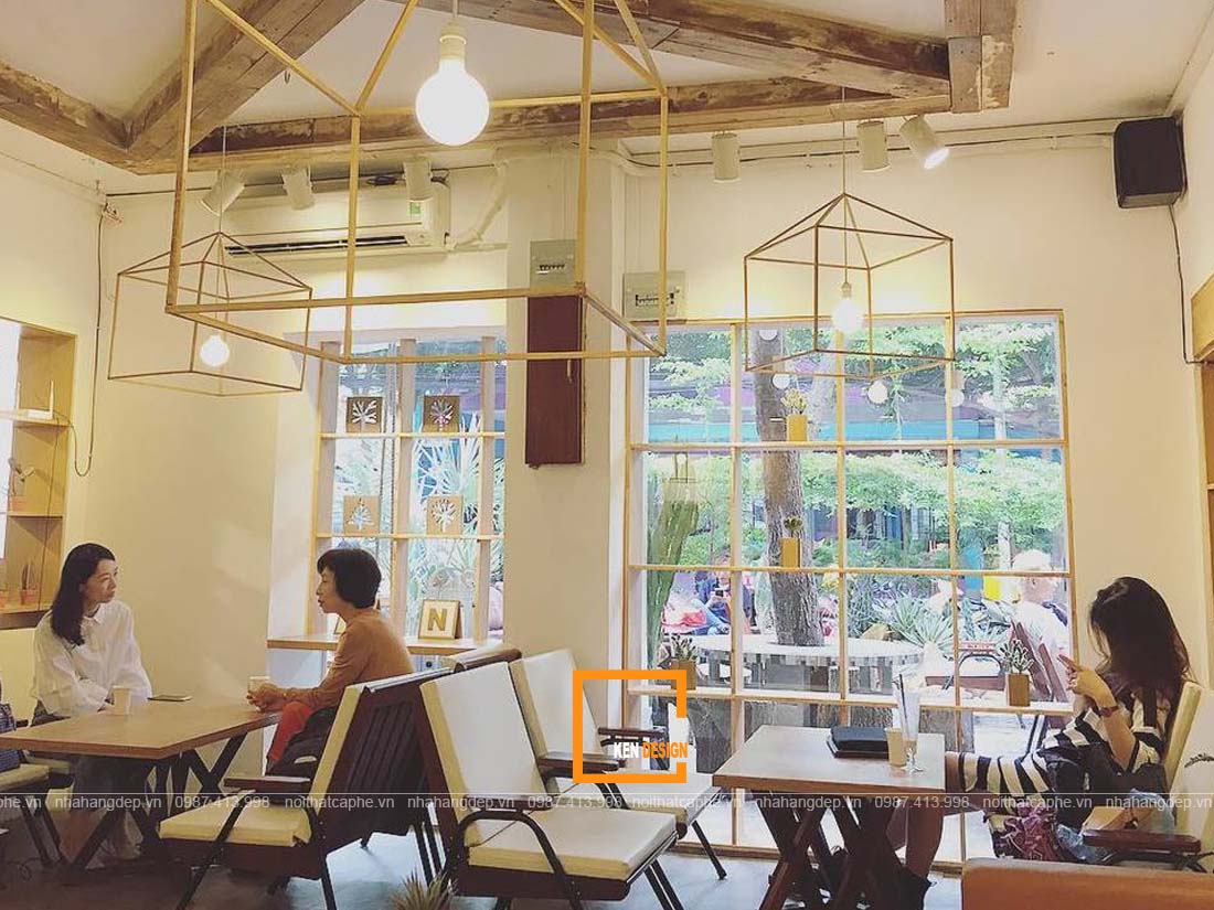 thiết kế nội thất quán cafe